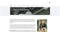 Desktop Screenshot of aboutpracticing.com